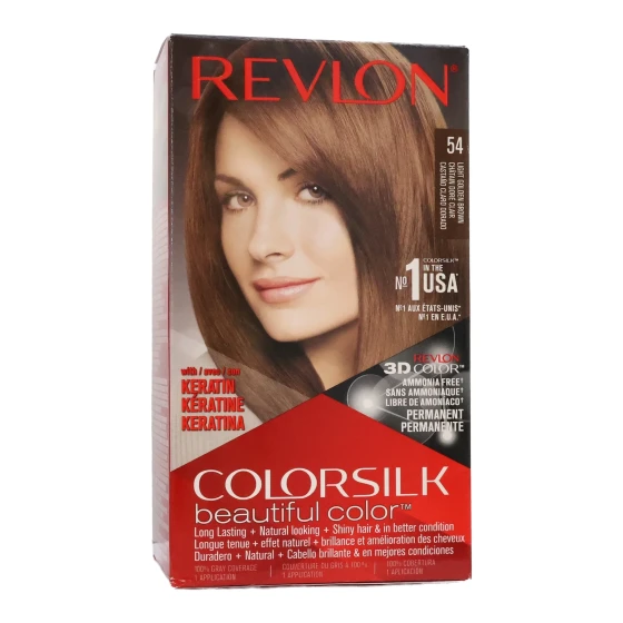REVLON 54 LIGHT GOLDEN BROWN HAIR DYE