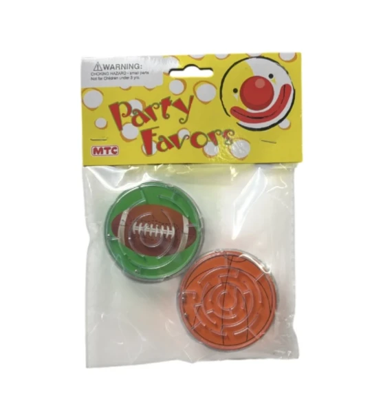 SPORT MAZES PARTY FAVOR