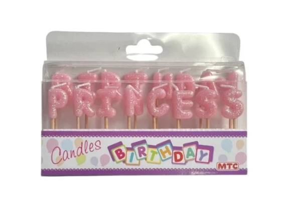 BIRTHDAY PRINCESS CANDLES