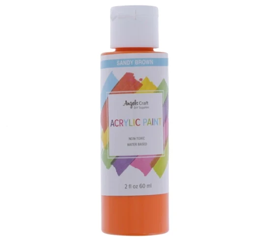 SANDY BROWN ACRYLIC PAINT 60 ML