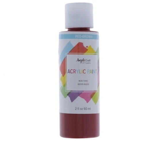 RED BROWN ACRYLIC PAINT 60 ML