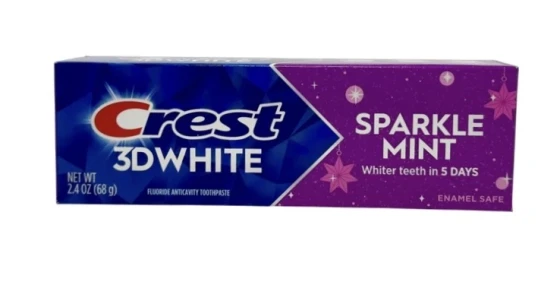 CREST 3D WHITE SPARKLE MINT TOOTH PASTE 2.4 OZ