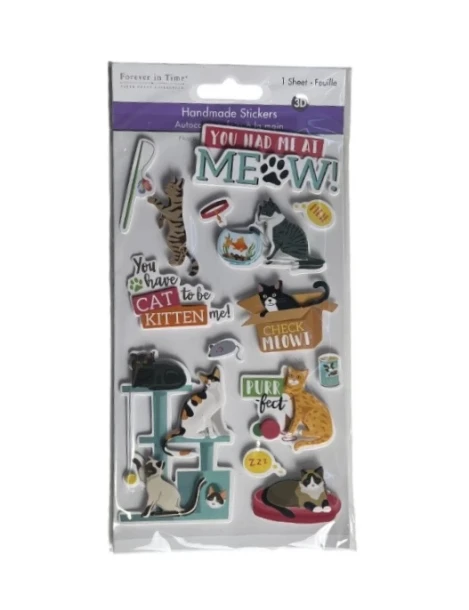 CAT HANDMADE STICKERS