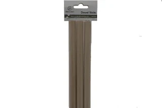 3ct Dowel Sticks natural color 11.75in x 0.56in.