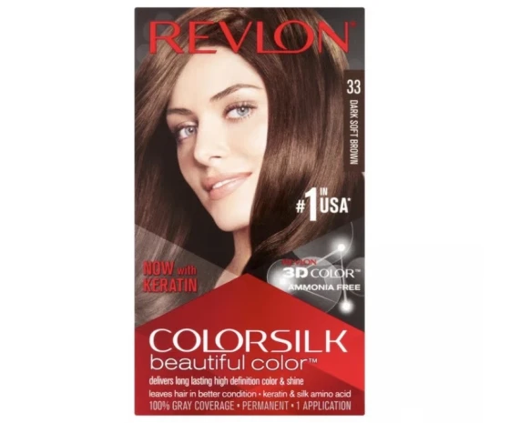 REVLON HAIR DYE 33 DARK SOFT BROWN