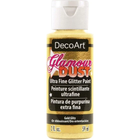 GOLD GLITZ ULTRA FINE GLITTER PAINT 2 FL OZ