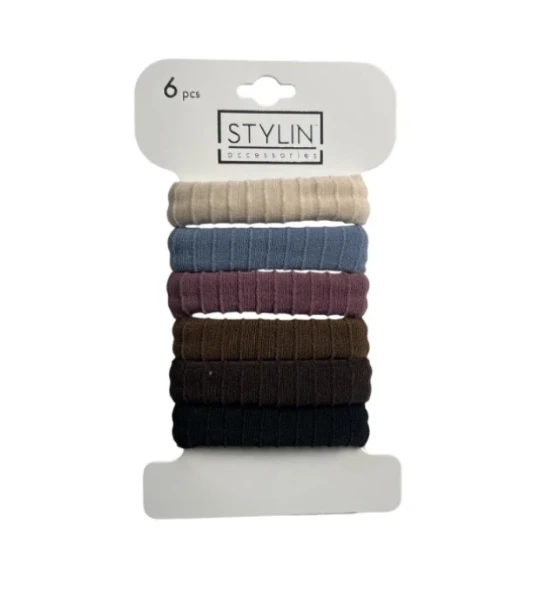 STYLIN HAIR PONYHOLDER 6 PACK