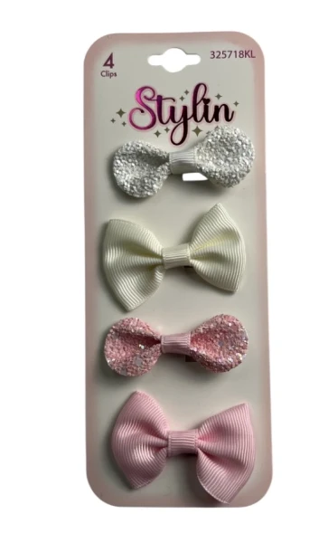 STYLIN HAIR CLIPS 4 PACK