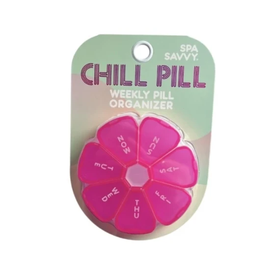 CHILL PILL WEEKLY PILL ORGANIZER