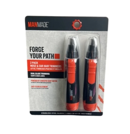 2 PACK NOSE AND EAR TRIMMERS