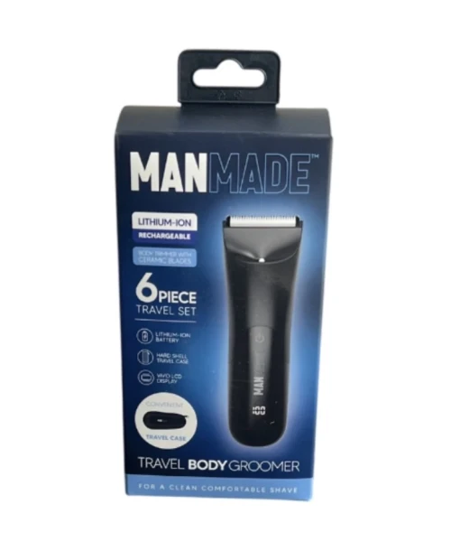 TRAVEL BODY GROOMER 6 PIECE TRAVEL SET