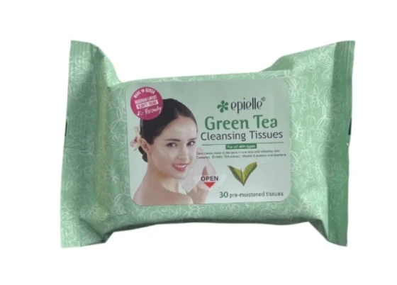 GREEN TEA CLEANSING TISSUES