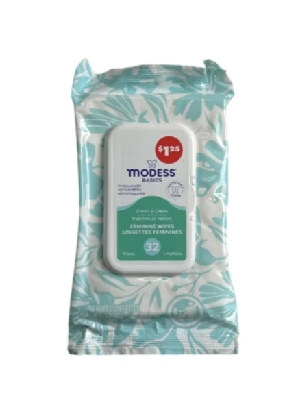 MODES BASIC FEMININE WIPES 32 PACK