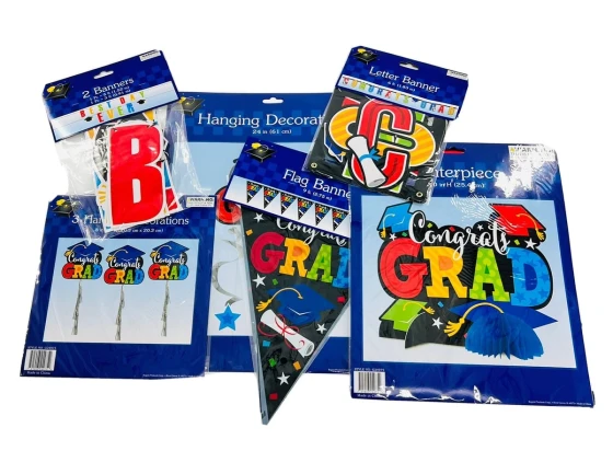 ASSORTED GRADUATION DÃ‰COR