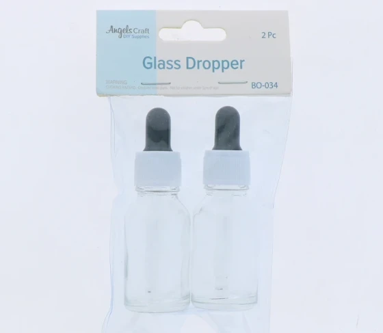 GLASS DROP BOTTLES 2 PACK