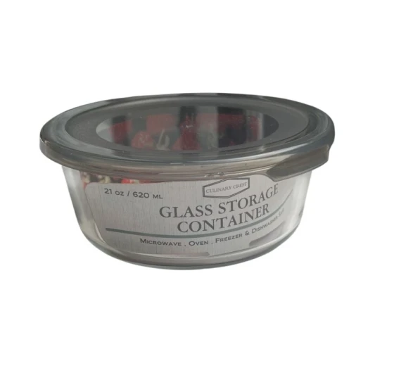 2.99 GLASS STORAGE CONTAINER 21 OZ