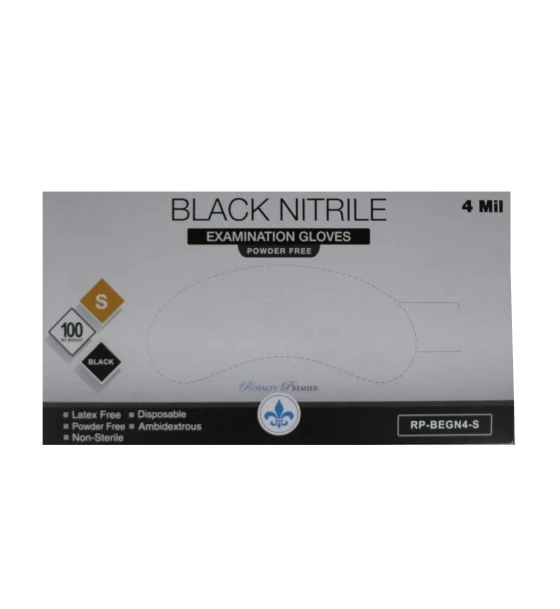 SMALL BLACK NITRLE EXAMINATION GLOVES