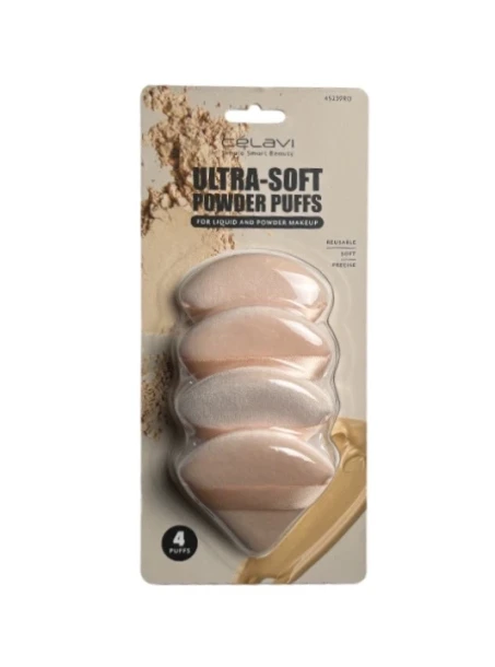 ULTRA SOFT POWDER PUFFS 4 COUNT