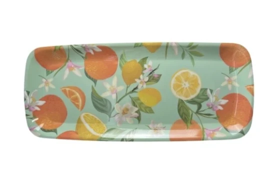 3.99 LEMON 19 INCH RECTANGLE PLATTER