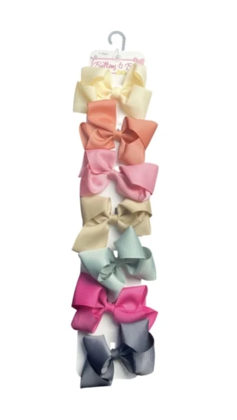 BUTTONS AND BOWS CLIPS 7 COUNT