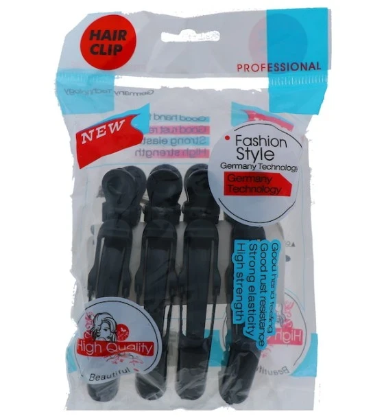 SALON HAIR CLIPS 4 PACK