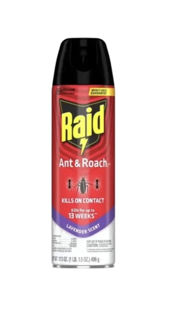 6.99 RAID ANT AND ROACH 17.5 OZ LAVENDER SCENT