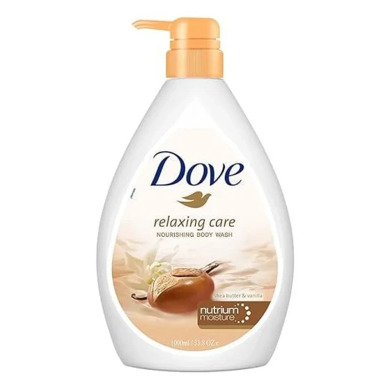 9.99 DOVE RELAXING CARE BODY WASH 33.8 OZ
