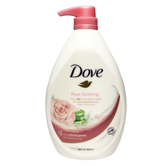 9.99 DOVE ROSE SOOTHING BODY WASH 1 L