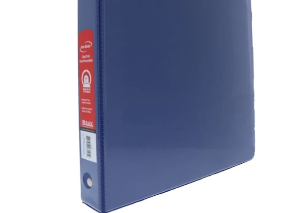 BLUE 3 RING BINDER 1 IN