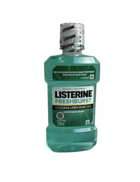 3.99 LISTERINE FRESH BURST MOUTH WASH 250 ML