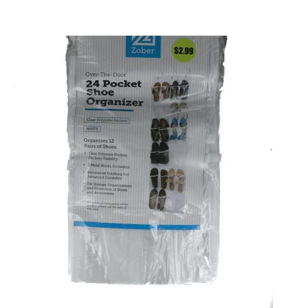2.99 24 POCKET SHOE ORGANIZER