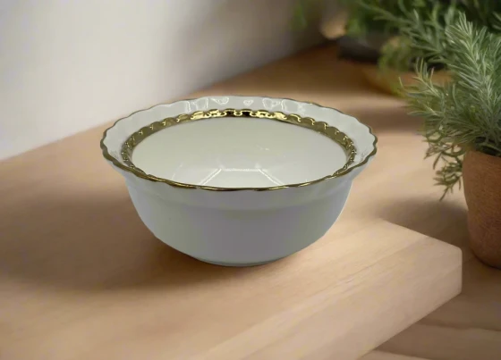 3.49 5" BOWL-GOLD DESIGN-ROUND