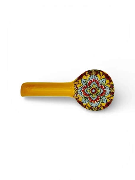 2.99 9" PORCELAIN SPOON REST