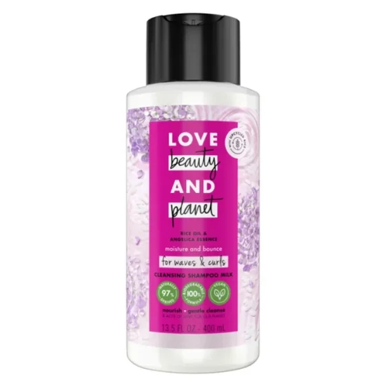 LOVE BEAUTY AND PLANET RICE OIL AND ANGELICA ESSENCE SHAMPOO 13.5 FL OZ