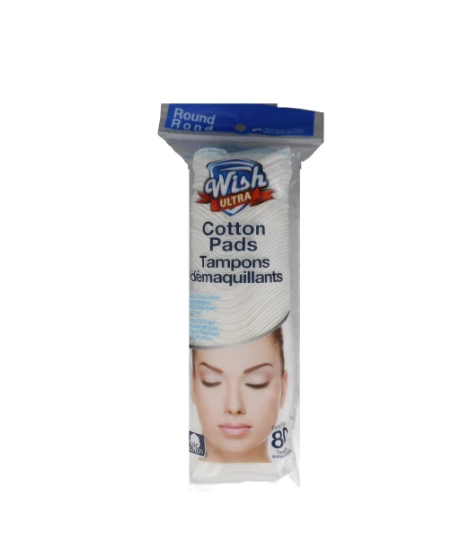 WISH ULTRA COTTON PADS 80 COUNT