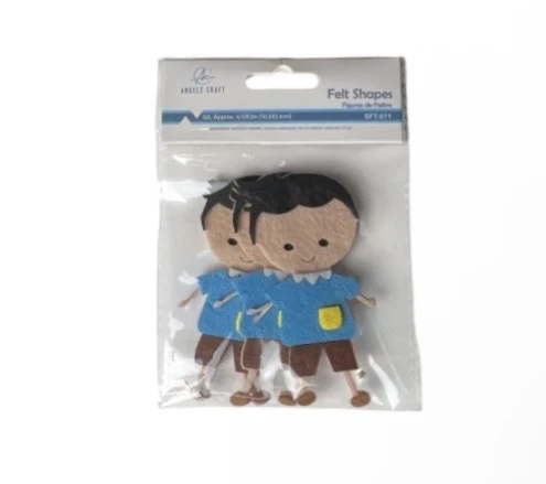 LITTLE BOY FELT SHAPES 3 COUNT