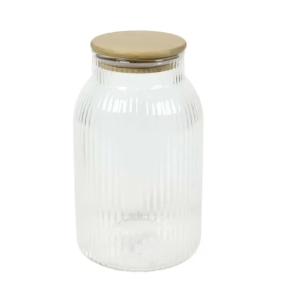 GLASS JAR CANISTER 90.3 FL OZ