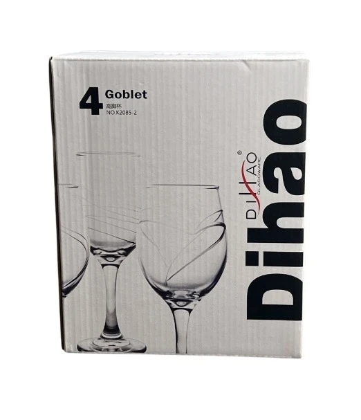DIHAO 4 GLASS GOBLETS