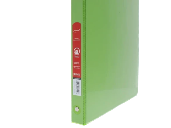 LIME GREEN 0.5 INCH BINDER