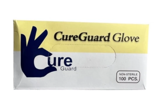CUREGUARD GLOVES 100 PACK