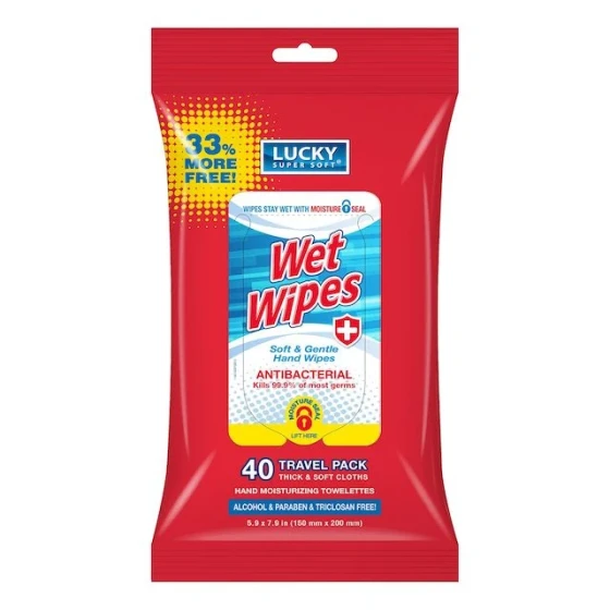 WET WIPES ANTIBACTERIAL