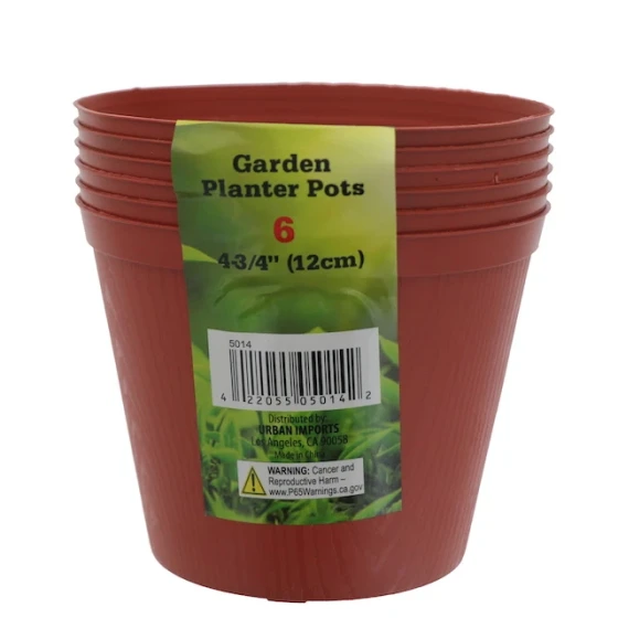 GARDEN PLANTER POTS 6 PACK