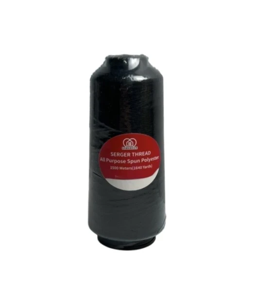 BLACK SERGER THREAD 1500 METERS