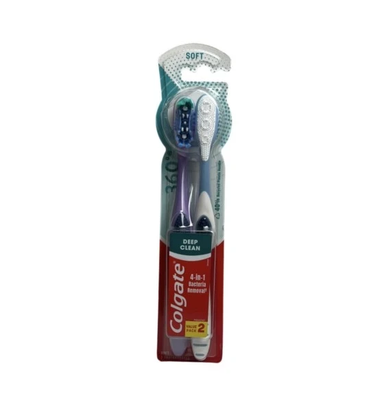 COLGATE 2 PACK DEEP CLEAN TOOTH BRUSH