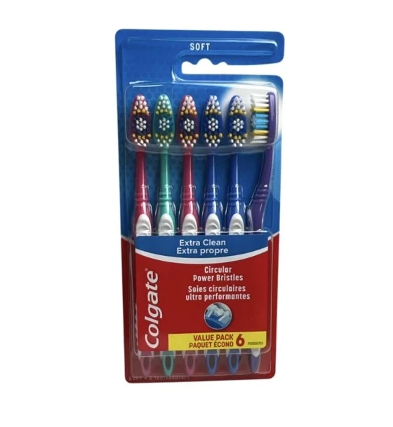 COLGATE VALUE 6 PACK TOOTH BRUSH