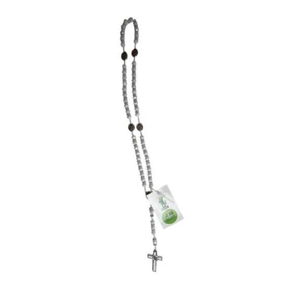 WHITE ROSARY