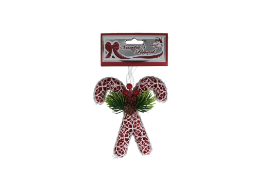 LACE CANDYCANES RED/WHITE 3ASTD