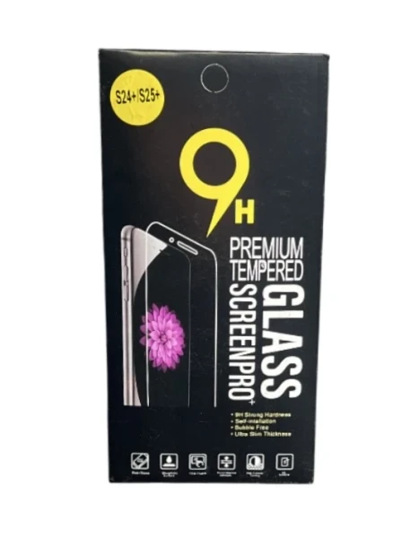 S24+/S25+ PREMIUM TEMPERED GLASS SCREEN PROTECTOR