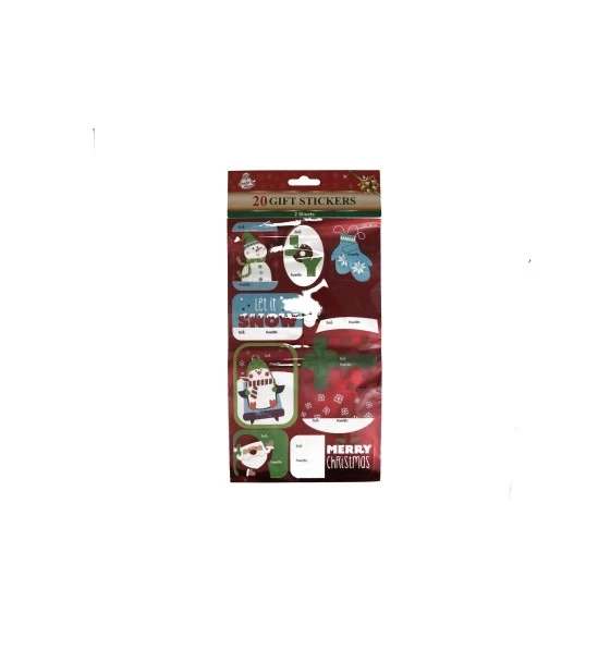 GIFT TAG HOT STAMP 20CT 2SHEETS 2ASSTD
