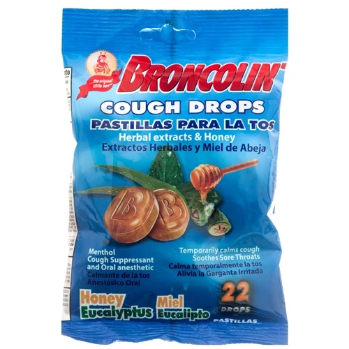 HONEY EUCALYPTUS COUGH DROPS